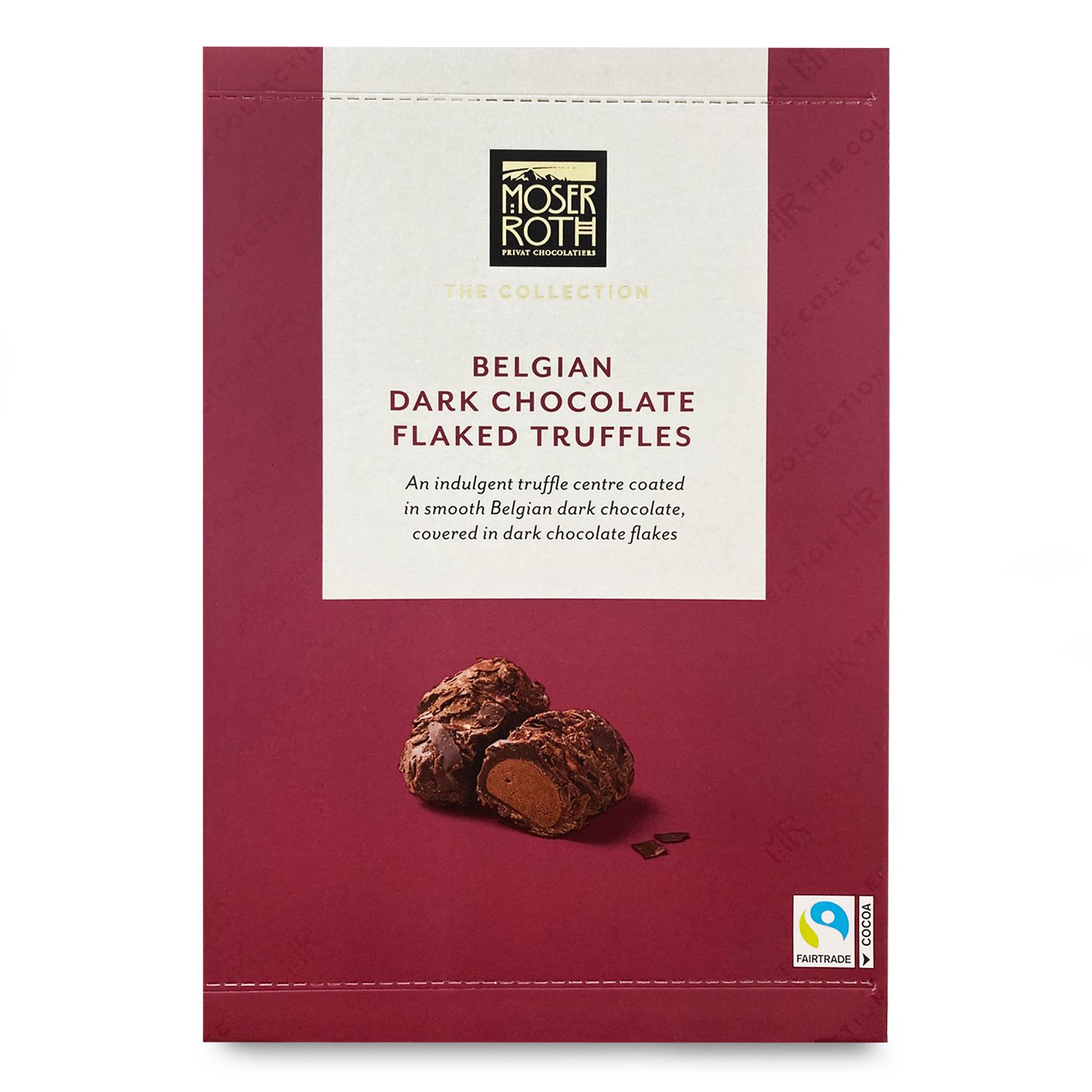 Belgian Dark Chocolate Flaked Truffles 150g Moser Roth